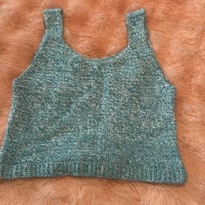 Crochet crop top tank